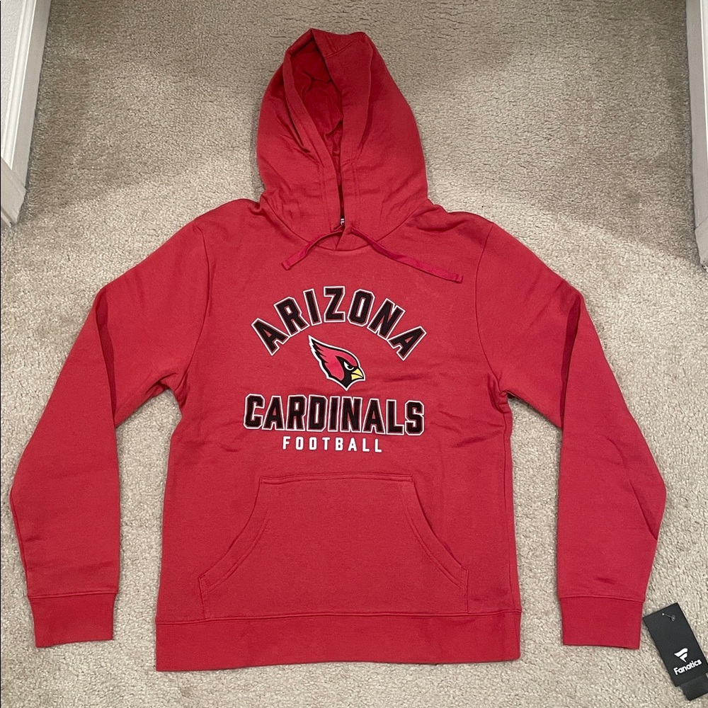 Arizona Cardinals Fanatics Pullover Hoodie - Cardinal men size M NWT